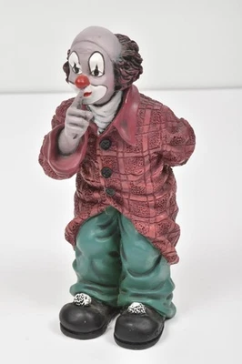 Gilde Handwerk - Clown Figur - Verliebt mit Blumenstrauß - Dekofigur - Vintage - Bild 1 von 4