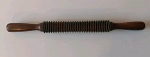 Vintage Brass Noodle Pasta Rolling Pin Italian Restaurant Decor Prop  14 1/2" - Picture 1 of 7