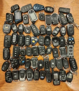 Lot of 65 Aftermarket OEM Remote Start Fobs Keys Assorted Smart USED Locksmith - Picture 1 of 10