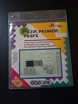 PKZIP, PKUNZIP , PKSFX Software Per PC-MS-DOS Gold Line Edisoft Finson AM0006 - Bild 1 von 2