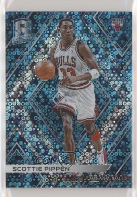 2017-18 Panini Spectra Neon Blue Prizm /99 Scottie Pippen #95 HOF - Image 1 of 2