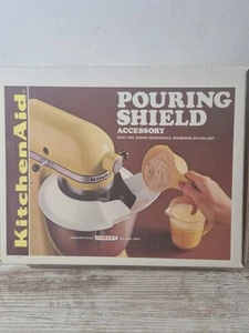 Vintage KitchenAid Hobart K5A Pouring Shield 1 Piece Poor Splash Guard K-5A - Picture 1 of 4