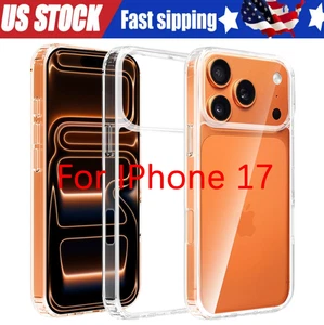 Confezione 3 Cover iPhone 17 17 Pro Max 17 Air Trasparente Antiurto Slim Resistente Bumper - Foto 1 di 14