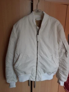 alpha industries bomberjacke L Creme - WEIß Herren - Bild 1 von 9