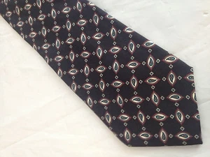 Black Red White SILK Tie Necktie BARRINGTON ~(7974) - Picture 1 of 2