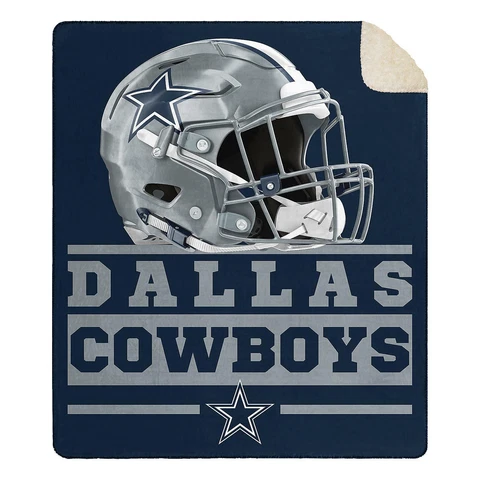 New NFL Dallas Cowboys Soft Large Throw Blanket with Sherpa 60"x70" Cover