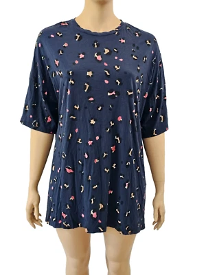 2XL Shirtkleid Tunika MARKS AND SPENCER Leopardenmuster elfenbein Minikleid - Bild 1 von 4