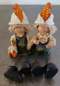 Resin Scarecrow Shelf Sitter Dolls - Imagen 1 de 11