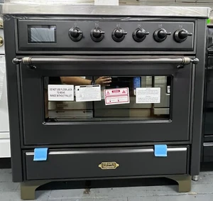 Ilve UMI09NS3MGB Majestic II Collection 36 Inch Freestanding Electric Induction - Picture 1 of 14