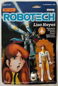 Robotech Lisa Hayes Action Figure 7212/7229 Matchbox / Irwin 1985 - New on Card