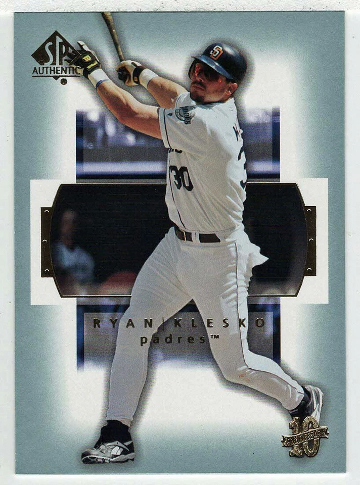 Ryan Klesko - San Diego Padres - 2003 Upper Deck SP Authentic Baseball # 76 Mint - Image 1 of 1