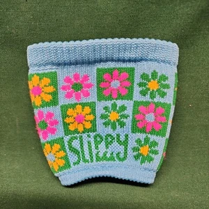 Slippy Cozy Flower Power The cup bottle insulator recycled from ocean plastic - Picture 1 of 7
