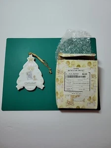 Vintage Precious Moments Enesco October Birthstone Opal Christmas Ornament NOS - Picture 1 of 9