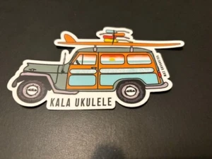 Kala Ukulele Original Mfg 5" Sticker Van Life Cowabunga - Picture 1 of 1