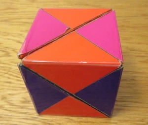 Cubo Yoshimoto 1988 2" plegable y expandible bloque rompecabezas juguete, juguete inquieto - Imagen 1 de 11