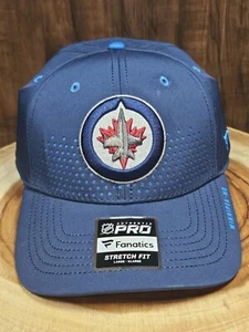 Winnepeg Jets Fanatics Authentic Pro Stretchfit Hat Cap Size L/XL NHL Hockey - Picture 1 of 10