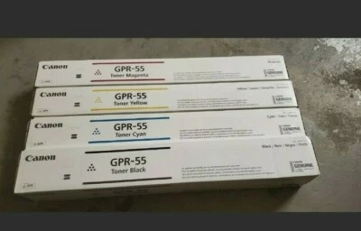 CANON GPR-55 Toner Cartridge Black Cyan Magenta Yellow  C5535i  C5540i  C5550i - Image 1 of 2