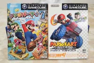 SYY86 Nintendo Gamecube Mario Party 7 Mario Kart 2Games Japan SET ship free - Picture 1 of 1