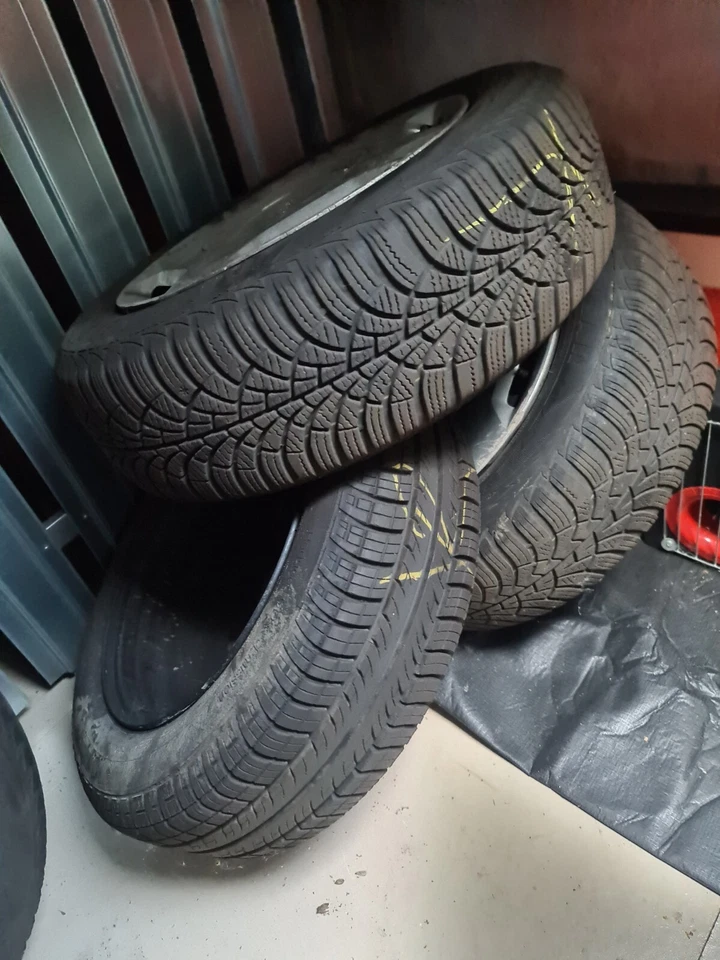 4x M+S Reifen Goodyear für Ford Fiesta auf Stahlfelgen - Bild 1 von 1