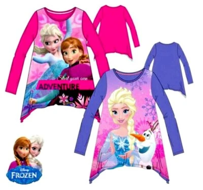 Disney FROZEN Eiskönigin Pullover Mädchen Langarmshirt T Shirt 104 110 116 128