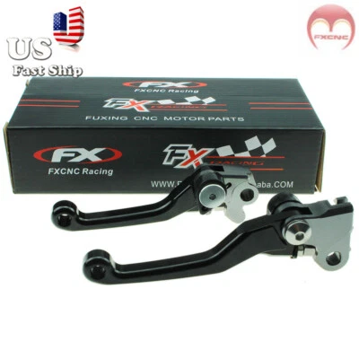 CNC Motor Brake Clutch Lever Set For DRZ400S/SM Suzuki 2000 2001 2002 2003-2020 - Image 1 of 4