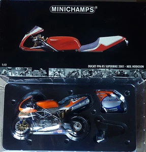 MINICHAMPS NEIL HODGSON DUCATI 996 RS SBK 2001 1:12 VERY RARE !! - Imagen 1 de 1
