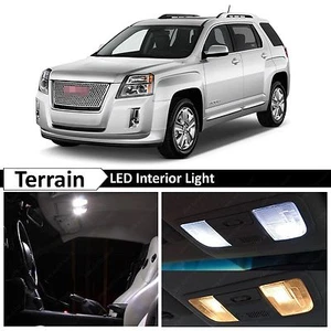 10x White SMD LED Lights Interior Package Kit for 2015 GMC Terrain - Picture 1 of 11