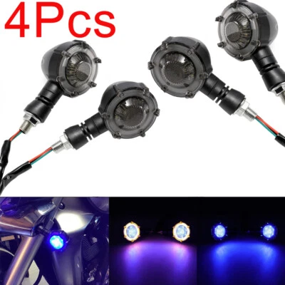 4X Motorcycle LED Turn Light for Yamaha XS500 XS400 XS750 XS1100 XS750S Foto 1 de 4
