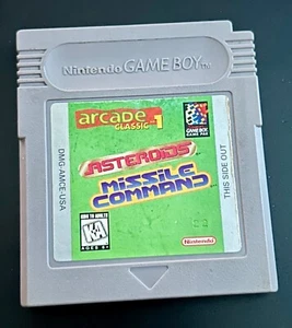 Arcade Classic No. 1: Asteroids/Missile Command para Nintendo Game Boy (1995) - Imagen 1 de 3