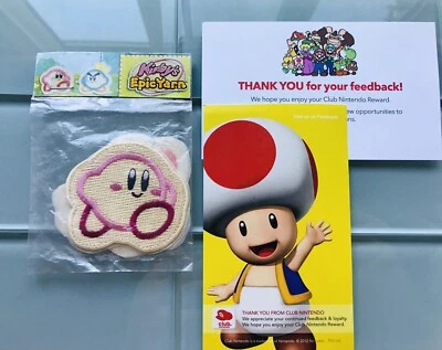 Club Nintendo Kirby Epic Yarn Patches Official And Unopened E3 - Image 1 of 2