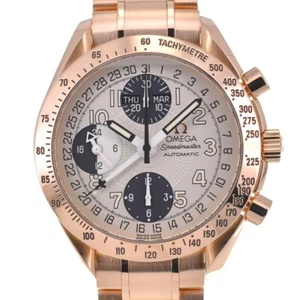 with paper OMEGA Speedmaster 3123.33 Chronograph K18RG Automatic Men's N#137559 - Picture 1 of 8