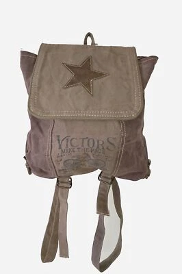 Fahrrad Canvas & Leder Rucksack Tasche - Carpe Diem NEU - Bild 1 von 2