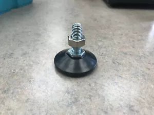 Leveling Mount With Cushion 1 7/8" diameter M10 thread x 30mm long 4pack - Picture 1 of 3