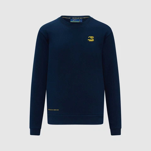 Ayrton Senna Crew Sweater - Blue Cover