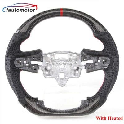 Volante de fibra de carbono para Chevrolet Silverado 1500 2500 3500 20+ térmico Foto 1 de 4