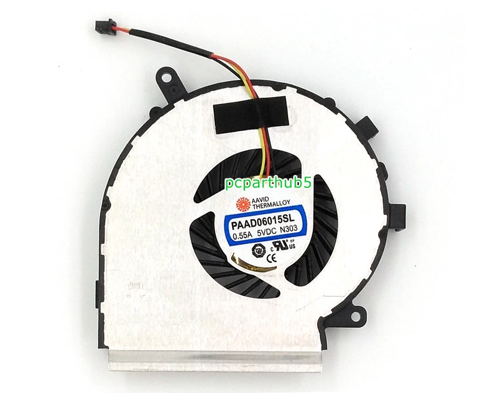 New AAVID THERMALLOY PAAD06015SL 0.55A 5VDC N303 Laptop CPU Cooling Fan 3-Pins - Image 1 of 1