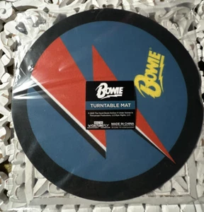 David Bowie Turntable Slip Mat Record Player Accessory Retired Design NEW Sealed - Picture 1 of 3