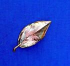 AUTUMNAL COPPER PLATED REAL BAY LEAF BROOCH BY JOHN GRIFFIN JEWELLERY UNIQUE!