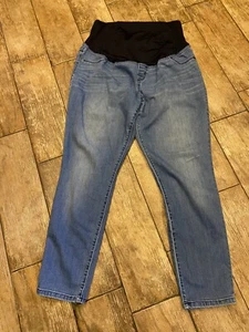 Jeans Jegging Isabel Maternity taglia 12 Midwash elasticizzato 28" cuciture interne - Foto 1 di 4