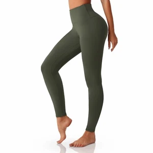 women's High Waist Active Yoga Leggings With Inner Pocket for workout Gym - Picture 1 of 36