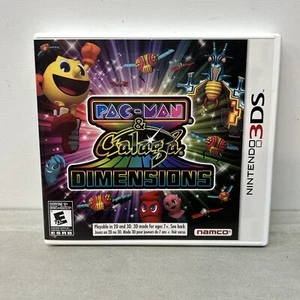 PAC-MAN & GALAGA Dimensions Nintendo 3DS CIB COMPLETE MANUAL TESTED PACMAN - Picture 1 of 6