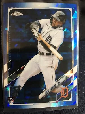 2021 Topps Chrome Update Sapphire Akil Baddoo RC #US196 - Image 1 of 2