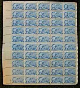 Scott #933 FRANKLIN D ROOSEVELT 5 Cent 1946 NEUWERTIG BLATT 50 Briefmarken Teller #23381 NH - Bild 1 von 3