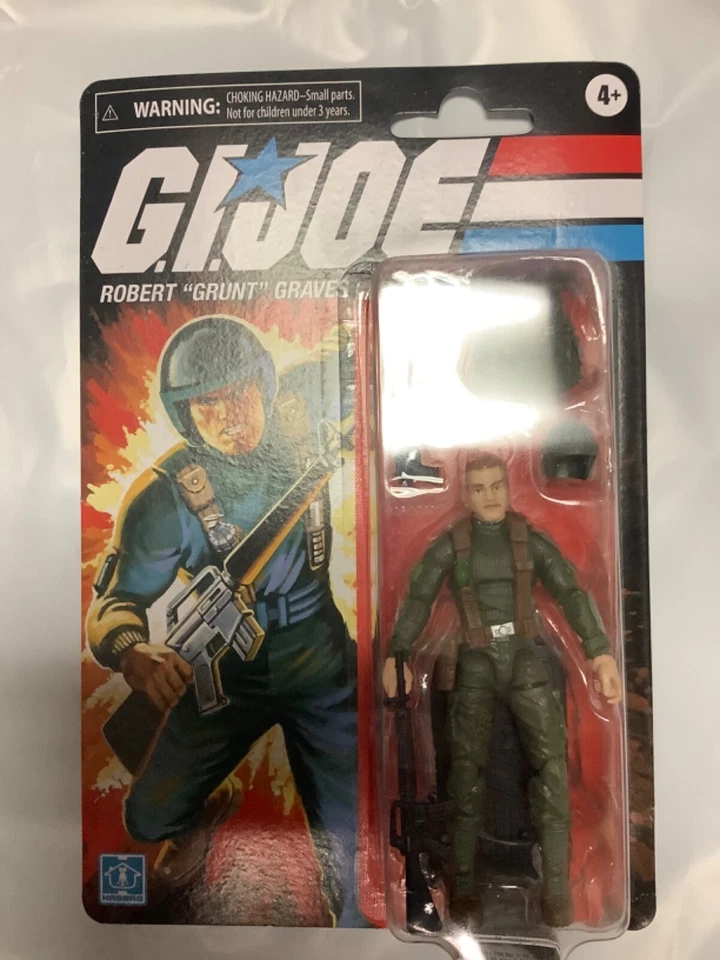 Hasbro G.I. Joe Robert "Grunt" Graves Colección Retro 3.75" Plástico Acción... Foto 1 de 1