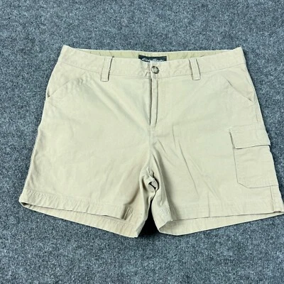 Pantalón Corto Eddie Bauer Mujer 10 Beige Damas Carga Trail Lona Senderismo Activo Foto 1 de 4