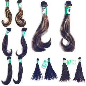 100% TOYOKALON FIBER HAIRS by AMERICAN DREAM - 12 inches Wet wavy and curly - Picture 1 of 10