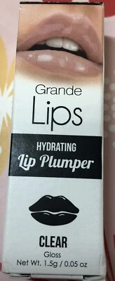 Grande Lips Hydrating Lip Plumper ( CLEAR ) 0.05 Oz/ NIB - Image 1 of 3