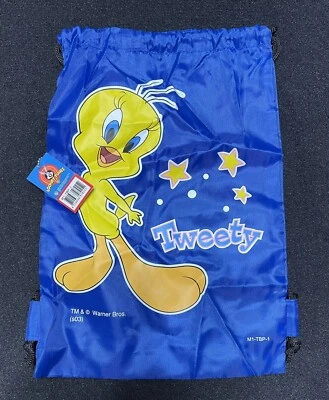 NUEVO CON ETIQUETAS TM Warner Bros Niños Looney Tunes Piolín Pájaro Nylon Bolso Cuerda ¡Nuevo! Foto 1 de 4