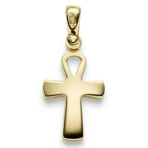 Anhänger ägyptisches Kreuz Leben & Wiedergeburt 585 Gold Gelbgold 23x10mm - Bild 1 von 1