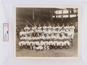 1955 Brooklyn Dodgers Only World Championship Team Photo, PSA Type III Slabbed - Picture 1 of 4